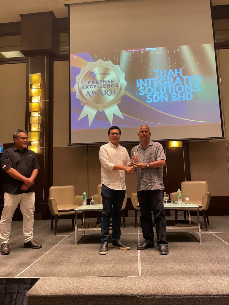 TUAH Partner Excellence Award Recognition by VESTIGO PETROLEUM